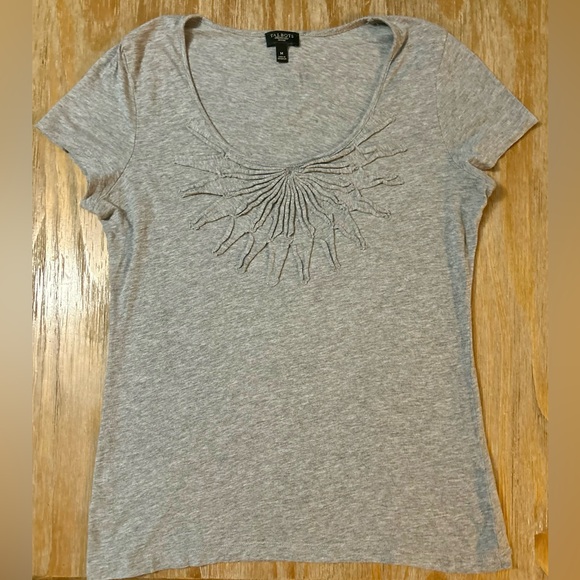 Talbots Textured Short-Sleeve Shirt - Picture 4 of 5